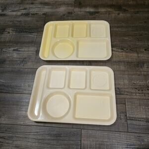 Set of 2 SiLite 614 lunch trays W